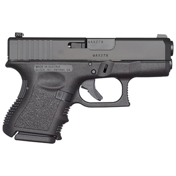 Picture of Glock 27 Gen 3 Subcompact Handgun .40 S&W 9rd/Magazines (2) 3.4" Barrel Black USA REFURBISHED UR27509