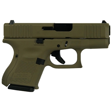 Picture of Glock 27 Gen 5 Custom "FDE" Subcompact Handgun 40 S&W 9/rd Magazines (3) 3.43" Barrel Austria PA275S201 MODFDE
