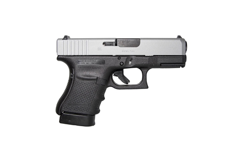 Picture of GLOCK 30 G30 GEN 4 HGA 45 AUTO 3.8 IN BBL FS 5LB 3 10RD MAGS CERAKOTE SILVER TITANIUM SLIDE PG3050201TISL