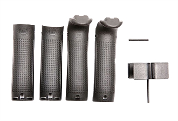Picture of Glock Backstrap/Beavertail Set Compatible w/ Glock 17/22/31/34 Black Polymer 30818
