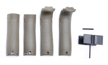 Picture of Glock Backstrap/Beavertail Set Compatible w/ Glock 17/22/34/35 OD Green Polymer 30951