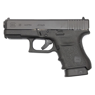 Picture of Glock 36 Gen 3 Subcompact Handgun .45 ACP 6/rd Magazines (2) 3.78" Barrel Black Austria REFURBISHED PR36509