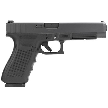 Picture of Glock G41 Gen4 Competition 45 ACP 10+1 5.31" Barrel, Black Frame & Slide, Finger Grooved Rough Texture Grip, Modular Backstrap, Reversible Mag. Catch, Safe Action Trigger PG4130101