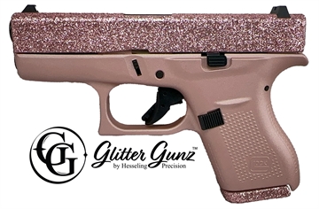 Picture of GLOCK 42 380ACP 3.25 ROSE GOLD GLITTER GUNZ UI4250201RGGG