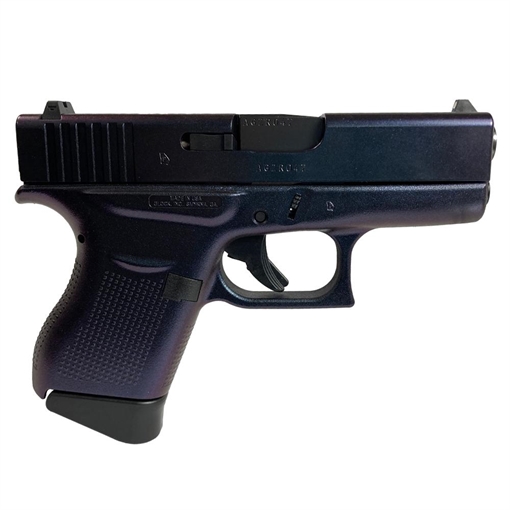 Picture of Glock 43 Custom "Mongoose Purple" Subcompact Handgun 9mm Luger 6rd Magazines (2) 3.41" Barrel USA Made UI4350201 MODMG
