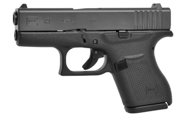 Picture of GLOCK 43 G43 HGA 9MM 3.46 IN FS 5LB 2 6RD MAGS G43 USE US SKU GLOGUI4350201 PI4350201 43FS