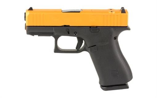 Picture of GLOCK 43X 9MM 10 MOS FS GLD SLD/BLK UX4350204FRMOS-CGS