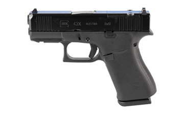 Picture of GLOCK 43X 9MM 10 MOS FS THIN BLUE LN UX4350204FRMOSTBLHOL