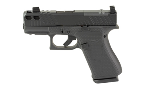 Picture of GLOCK 43X, M.O.S, Striker Fired, Semi-automatic, Polymer Frame Pistol, Sub-Compact, 9MM, 3.41" Barrel, Black Finish, Suppressor Height Sights, Optic Ready, Zaffiri Precision Ported Barrel and Slide, 10 Rounds, 2 Magazines PX4350201FRMOS