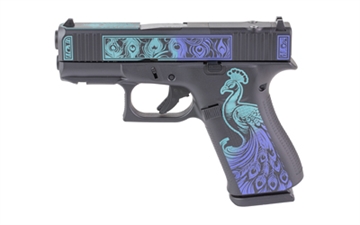 Picture of GLOCK 43X 9MM 10RD MOSK FS PEACOCK UX4350204FRPEA-SCT