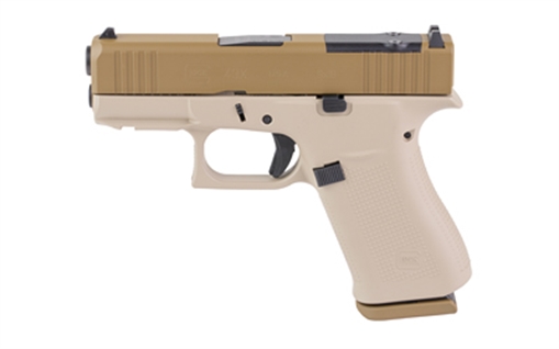 Picture of GLOCK 43X 9MM 10RD MOSK TWO TONE TAN UX4350204FR2TTAN-SCT