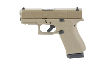 Picture of GLOCK 43X 9MM 15RD FS FDE UX4350204NR15