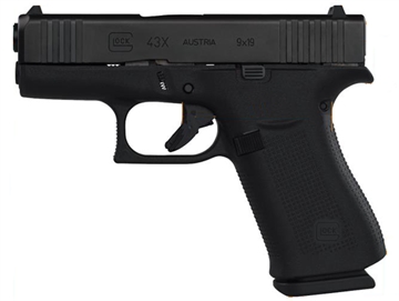 Picture of GLOCK 43X G43X HGA 9MM 3.6 IN BBL FS 5LB BLACK 2 10RD MAGS PX4350201
