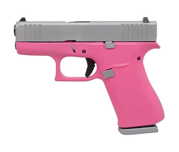 Picture of GLOCK 43X 9MM 3.41 SILVER/PRISON PINK PX4350201PPSA
