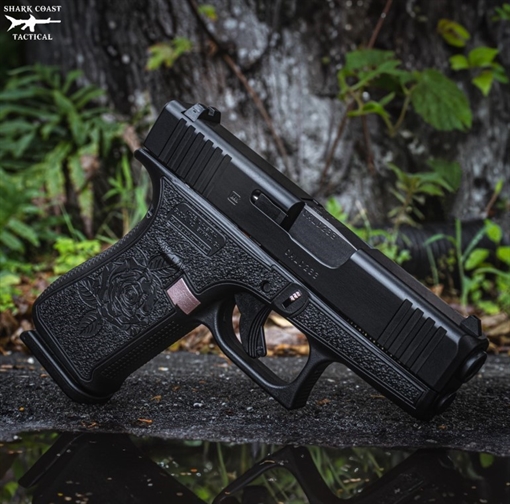 Picture of GLOCK 43X 9MM BLACK ROSE OR 10RD UX4350204BR