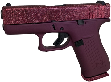 Picture of GLOCK 43X 9MM GLITTER GUNZ BLACK CHERRY PX4350201BCGG