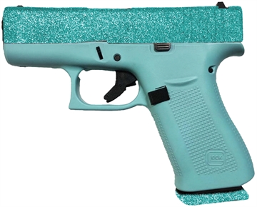 Picture of GLOCK 43X 9MM GLITTER GUNZ MALIBLUE PX4350201MALGG