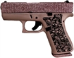 Picture of GLOCK 43X 9MM GLITTER GUNZ VINTAGE ROSE GOLD PX4350201VRGG
