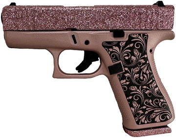Picture of GLOCK 43X 9MM GLITTER GUNZ VINTAGE ROSE GOLD PX4350201VRGG
