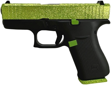 Picture of GLOCK 43X 9MM GLITTER GUNZ ZOMBIE GREEN PX4350201ZGGG