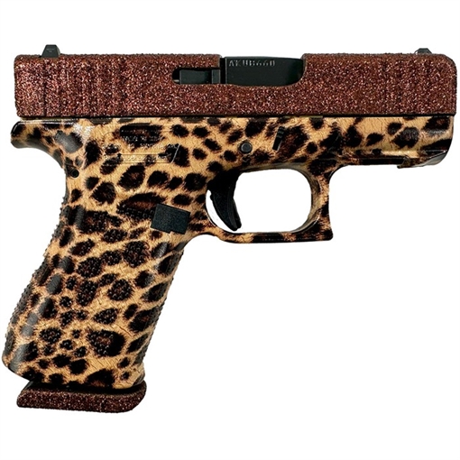 Picture of Glock GLOCK 43X 9MM 3.41''BBL (2)10RD W/RAIL GLITTER MOCHA CHEETAH HS24