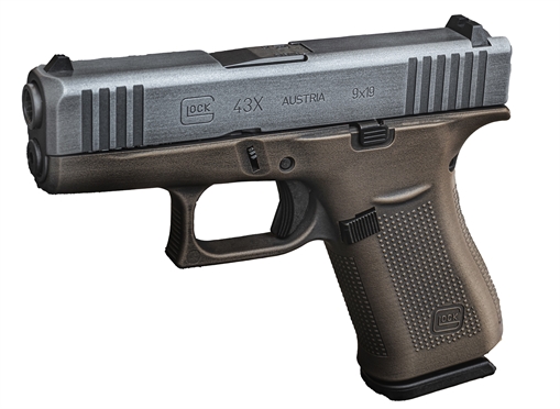 Picture of GLOCK SHARK COAST TACTICAL 43X 9MM PLUNDERER SILVER PX4350201SBBW