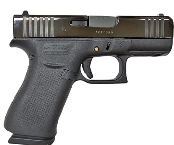 Picture of GLOCK 43X 9MM POLISHED BLACK/GOLD PVD 10RD UX4350201FRBLKGLDPVD