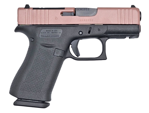 Picture of GLOCK 43X 9MM ROSE GOLD OR SO UX4350204NRGS