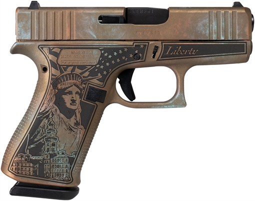 Picture of GLOCK 43X 9MM SCT LADY LIBERTY COPPER WASHED PX4350201LBTY