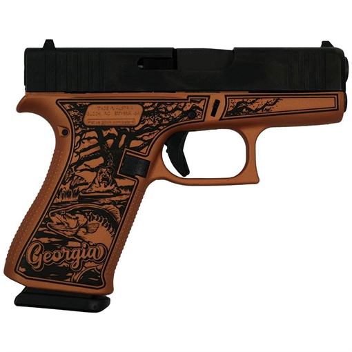 Picture of Glock 43x Custom "Georgia Clay" Subcompact Handgun 9mm Luger 10rd Magazines (2) 3.41" Barrel Austria PX4350201 MODGACL
