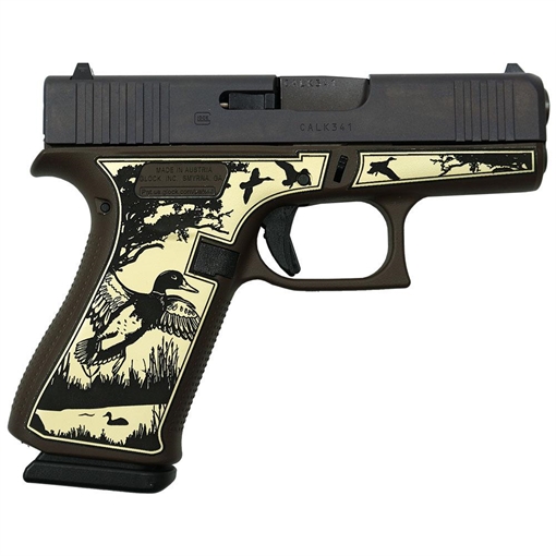 Picture of Glock 43x Custom "Mallard Brown" Subcompact Handgun 9mm Luger 10rd Magazines (2) 3.41" Barrel Austria PX4350201 MODDKBR