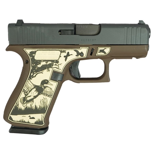 Picture of Glock 43x Custom "Mallard Brown" Subcompact Handgun w/Front Rails 9mm Luger 10rd Magazines (2) 3.41" Barrel US UX4350201FR MODDKBR