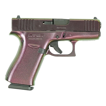 Picture of Glock 43x Custom "Shimmering Razorback Gun Candy" Subcompact Handgun 9mm Luger 10rd Magazines (2) 3.41" Barrel USA UX4350201 MODRB