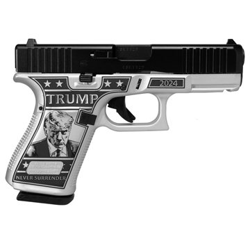 Picture of Glock 43x Custom "Trump Mug Shot" Subcompact Handgun 9mm Luger 10rd Magazines (2) 3.41" Barrel Austria PX4350201 MODMS