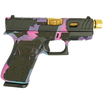 Picture of Glock 43X "Ferris" Handgun 9mm Luger 10rd Magazines(2) 3.41" Gold Barrel Front Rails UX4350201FR MODFRSGB UX4350201FR MODFRSGB UX4350201FR MODFRSGB