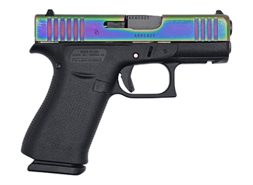Picture of GLOCK 43X FR 9MM RAINBOW PVD 10RD UX4350201FRRPVD
