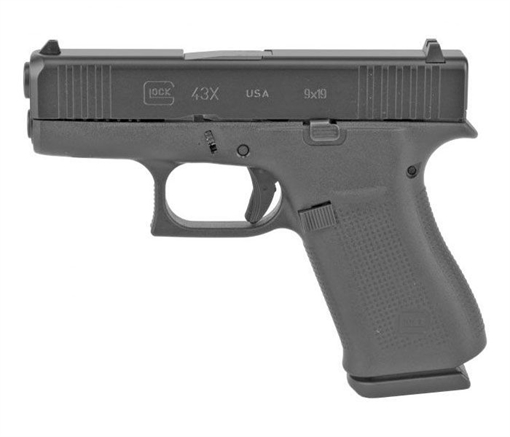 Picture of GLOCK 43X G43X HGA 9MM 3.6 IN BBL FS 5LB BLACK 2 10RD MAGS UX4350201
