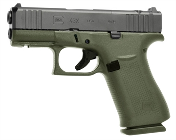 Picture of GLOCK 43X G43X MOS HGA 9MM 3.6 IN BBL FS 5LB BFG 2 10RD MAGS MOS W FRONT RAIL PX4350201FRMOSBFG