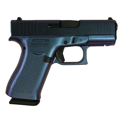 Picture of Glock 43X Mongoose Purple Handgun 9mm Luger 10rd Magazines(2) 3.4" Barrel Accessory Rail USA Made UX4350201FR MODMG