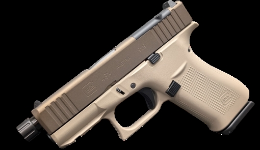 Picture of GLOCK 43X MOS 2 TONE TAN/BRONZE THREADED 9MM PISTOL 3.39"  2-10RD MAGS PX43XMOS-2TTB 756542286739