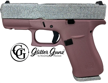 Picture of GLOCK 43X MOS 9MM BLUSH DIAMOND GLITTER GUNZ PX4350201FRMOSBDIA