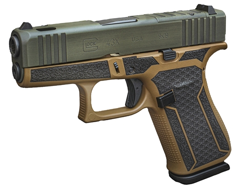 Picture of GLOCK 43X MOS 9MM HAPPY LITTLE TREES NO RAIL PX4350201HLT 810105518184