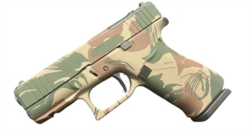 Picture of GLOCK 43X MOS RHODESIAN BRUSH STROKE FS 9MM PISTOL 3.39" FXD 5.5lb 2-10RD MAGS PX43XMOS-RBS 756542287125