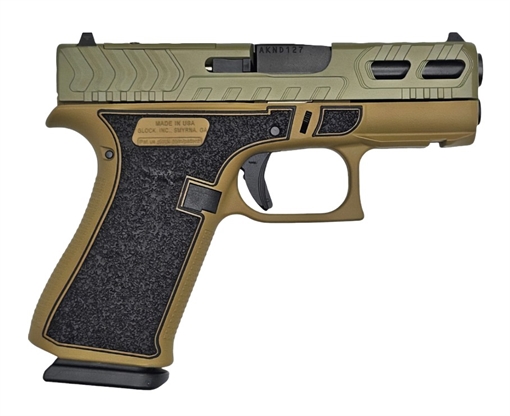 Picture of SHARK COAST CUSTOMS 43X OR 9MM DIRTY DIAPER FRONT RAIL 10RD UX4350201FRDD CAMFOUR EXCLUSIVE UX4350201FRDD