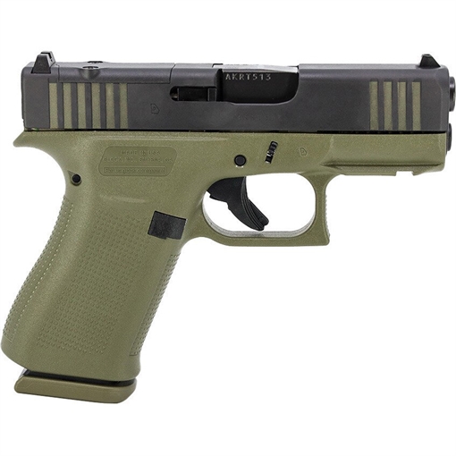 Picture of Glock Glock 43X Pistol 9mm 3.41 in. OD Green 10 rd. GC43XODGRN-UX4350201