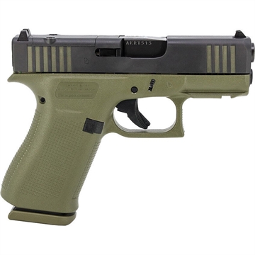 Picture of Glock Glock 43X Pistol 9mm 3.41 in. OD Green 10 rd. GC43XODGRN-UX4350201