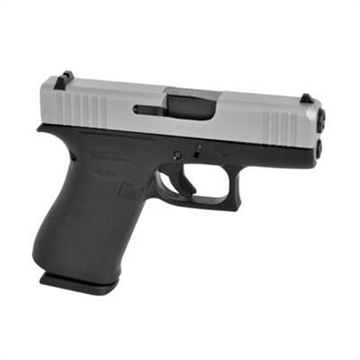 Picture of Glock 43x Subcompact Handgun 9mm Luger 10/rd Magazines (2) 3.41" Barrel Black Frame Silver Slide Night Sights Austria PX435SL302AB
