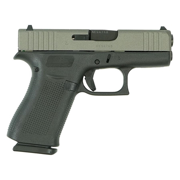 Picture of Glock 43X "Two-Tone Sliver/Grey" Handgun 9mm Luger 10rd Magazines(2) 3.41" Barrel USA Made UX4350201 MODTT