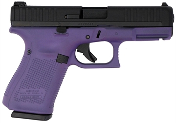 Picture of GLOCK 44 G44 HGA 22LR 4.02 IN BBL ADJ SGTS 2 10RD MAGS CERAKOTE PURPLE FRAME UA4450101PUR