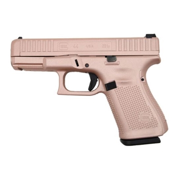 Picture of GLOCK 44 G44 HGA 22LR 4.02 IN BBL ADJ SGTS 2 10RD MAGS CERAKOTE ROSE GOLD FRAME AND SLIDE UA4450101RG